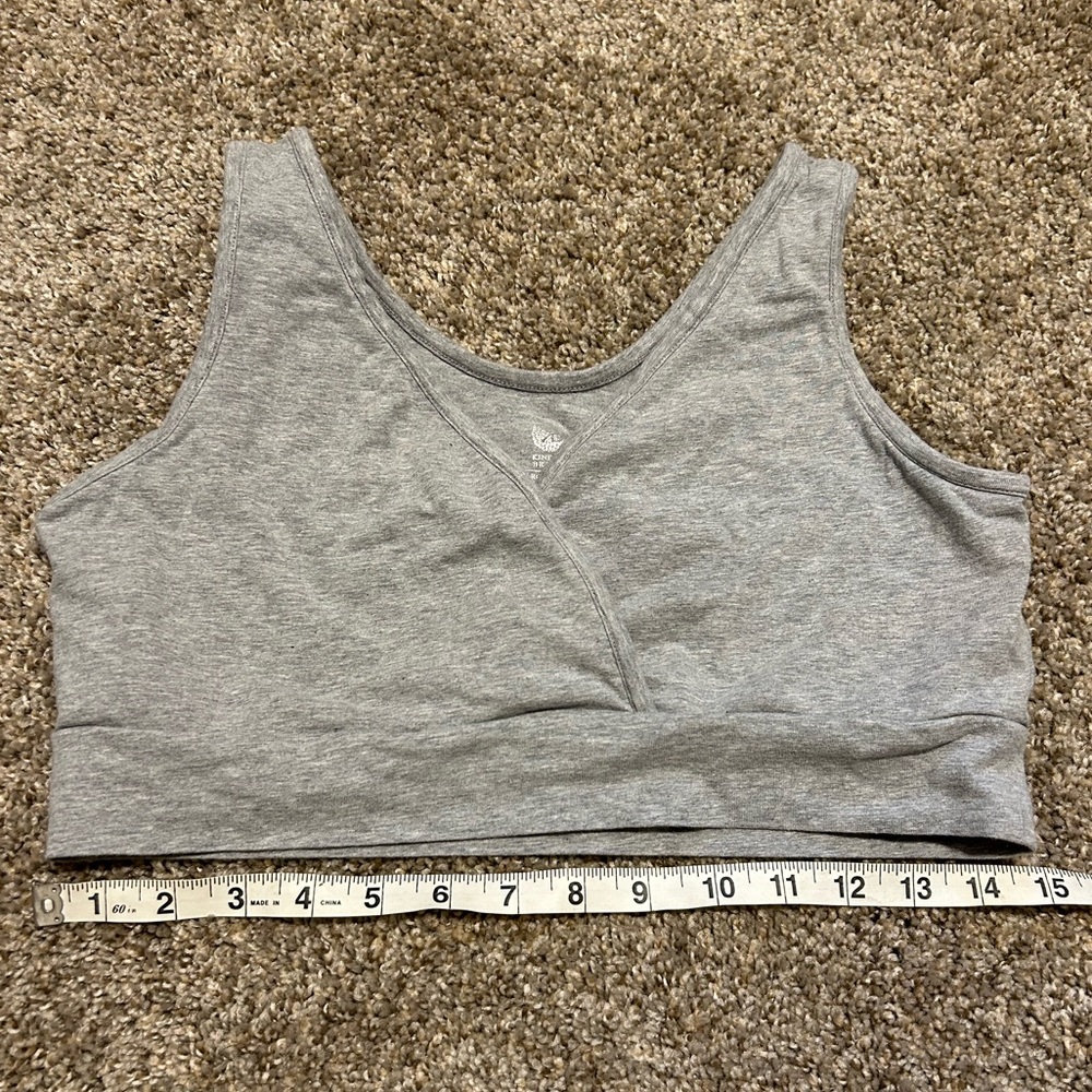 Kindred Bravely organic cotton sleep bra size large